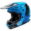Cască motocross  FLY RACING Formula Kinetic Rally-Blue/Black/White 2025 thumb