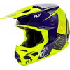 Casca motocross  FLY RACING Formula Kinetic Rally-Hi-Vis/Blue/Black 2025
