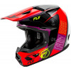 Cască Motocross FLY RACING Formula Kinetic Rally-Red/Black/White 2025