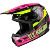 Cască cross pentru copii FLY RACING Kinetic Scorched - Neon Pink/Hi-Vis/Black 2025 thumb
