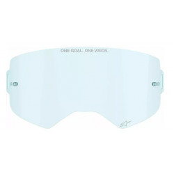 Placă pentru ochelari motocross ALPINESTARS SUPERTECH CLEAR BLUE