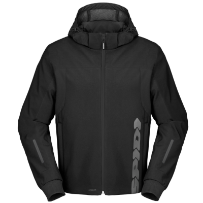 Geaca moto din textil SPIDI HOODIE H2OUT II Negru /Antracit 