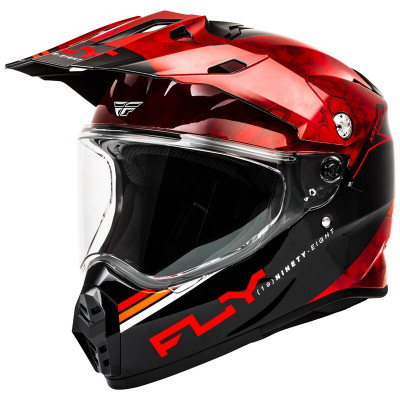 Cască enduro  FLY RACING Trekker Conceal-Red/Black 2025