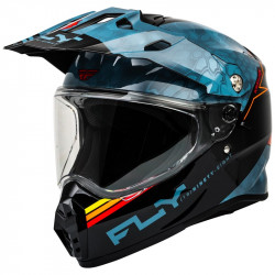 Cască enduro  FLY RACING Trekker Conceal-Slate/Black/Red 2025 Cască enduro  FLY RACING Trekker Conceal-Slate/Black/Red 2025