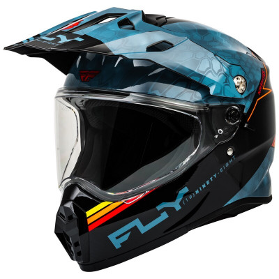 Cască enduro  FLY RACING Trekker Conceal-Slate/Black/Red 2025