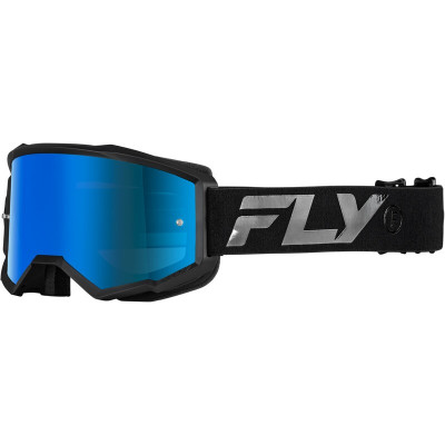 Ochelari motocross  FLY RACING Zone Black/Black - Sky Blue/Smoke Lens 2025