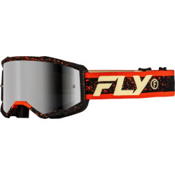 Ochelari motocross FLY RACING Zone Black/Red/Cream - Silver Mirror/Smoke Lens 2025 Ochelari motocross FLY RACING Zone Black/Red/Cream - Silver Mirror/Smoke Lens 2025