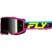 Ochelari motocross  FLY RACING Zone Pink/Black/Hi-Vis - Black Mirror/Smoke Lens 2025 thumb