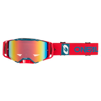 Ochelari motocross O'NEAL B-33 BOLD RED/BLUE - RADIUM RED