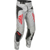 Pantaloni motocross  FLY RACING Kinetic SYM -Light Grey/Red/Black 2025