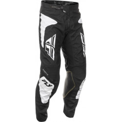 Pantaloni motocross  FLY RACING Kinetic SYM -Black/White 2025
