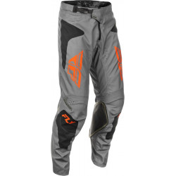 Pantaloni motocross FLY RACING Kinetic SYM -Grey/Orange/Black 2025