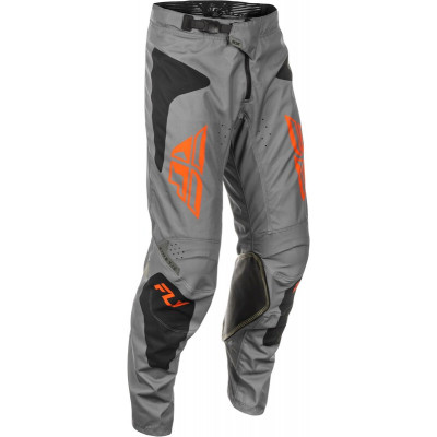 Pantaloni motocross FLY RACING Kinetic SYM -Grey/Orange/Black 2025 Pantaloni motocross FLY RACING Kinetic SYM -Grey/Orange/Black 2025