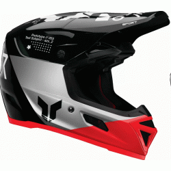Casca motocross THOR REFLEX SPORT STRIKE BLACK/RED MIPS