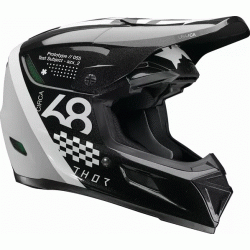 Casca motocross  THOR REFLEX SPORT RIOT BLACK/WHITE MIPS