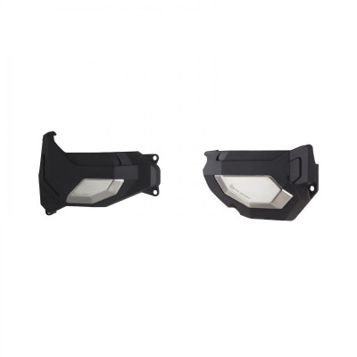Kit protectie capac motor POLISPORT YAMAHA FZ-07 - KIT ENGINE COVER PROTECTOR BLACK - 2015-2017 MODELS