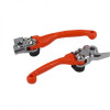 Manete sportive  POLISPORT Pivot Unbreakable Levers Kit KTM EXC 250/300/EXC-F 250/350/450 (2014-24) ORANGE