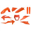 Kit de materiale plastice POLISPORT Full Plastic Kit KTM EXC/EXC-F/XC-W/XCF-W (2020-23) Orange