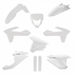 Kit de materiale plastice POLISPORT Full Plastic Kit Sherco SE/SEF (2025) White Kit de materiale plastice POLISPORT Full Plastic Kit Sherco SE/SEF (2025) White