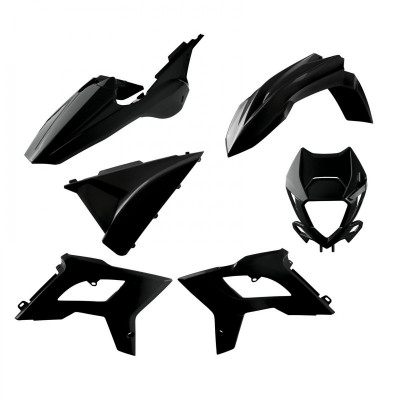 Kit de restilizare din plastic POLISPORT Restyling Kit Beta RR 2T/4T (2018-19) Black