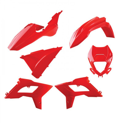 Kit de restilizare plastic POLISPORT Restyling Kit Beta RR 2T/4T (2018-19) RED