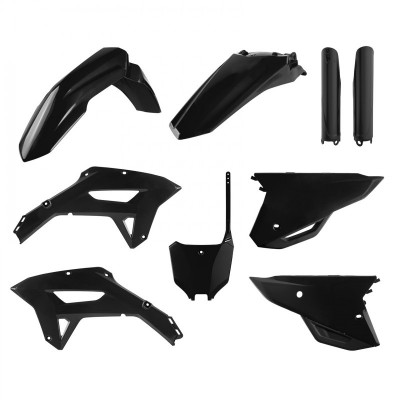 Set de plastice POLISPORT Full Plastic Kit Honda CRF 450RX (2021-24) Black