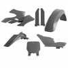 Kit cu materiale plastice POLISPORT Full Plastic kit Kawasaki KX125/250 - 1999-02 Grey