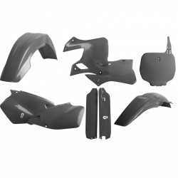 Kit cu materiale plastice  POLISPORT Full Plastic Kit Yamaha YZ 125/250 (1996-99) Grey
