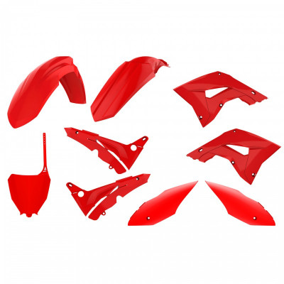 Kit de restilizare plastic POLISPORT Restyling Kit Honda CR 125R/250R (2002-07) Red