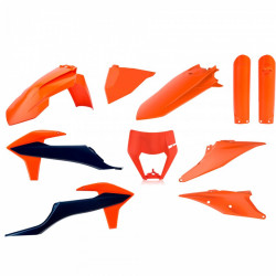 Kit plastic carene POLISPORT Full Plastic Kit KTM EXC/EXC-F/XC-W/XCF-W (2020-23) OEM