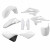Kit cu materiale plastice  POLISPORT Full Plastic Kit Yamaha YZ 85 (2022-25) White thumb