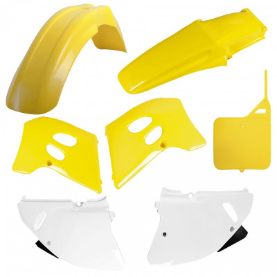 Kit de materiale plastice  POLISPORT Standard Plastic Kit Suzuki RM 125/250 (1993-95) OEM