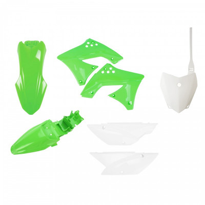 Kit cu materiale plastice POLISPORT Standard Plastic Kit Kawasaki KLX 110 (2010-25) OEM