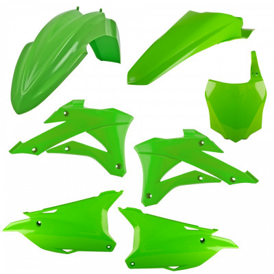 Kit cu materiale plastice  POLISPORT Standard Plastic Kit Kawasaki KX 85/100/112 (2022-24) OEM