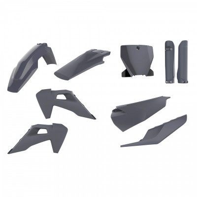 Set de plastice POLISPORT Full Plastic kit Husqvarna TE/FE (2020-23) Grey