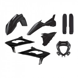 Kit cu materiale plastice  POLISPORT Full Plastic Kit Beta RR 2T/4T (2023-24) Black