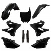 Kit de materiale plastice  POLISPORT Full Plastic Kit Yamaha YZ 125/250 (2015-21) Black