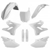Kit de materiale plastice  POLISPORT Full Plastic Kit Yamaha YZ 125/250 (2015-21) White