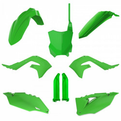 Set de materiale plastice POLISPORT Full Plastic Kit Kawasaki KX-F 450 (2019-23) OEM