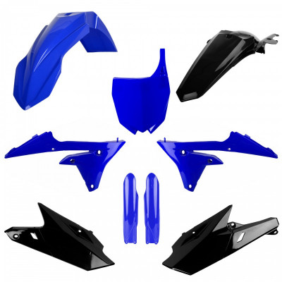 Kit cu materiale plastice POLISPORT Full Plastic Kit Yamaha YZ 250F (2014-18) Black/Blue