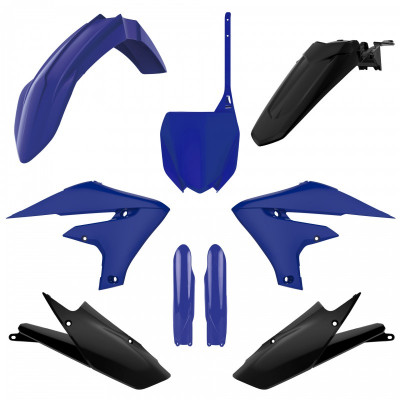 Kit cu materiale plastice  POLISPORT Full Plastic Kit Yamaha YZ 250F (2019-23) Black/Blue