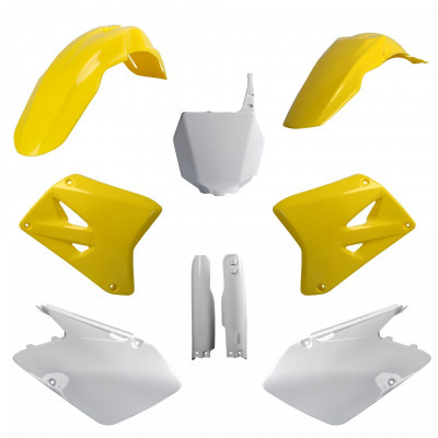 Kit cu materiale plastice  POLISPORT Full Plastic Kit Suzuki RM 125/250 (2001-06) OEM