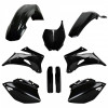 Kit cu materiale plastice  POLISPORT Full Plastic Kit Yamaha YZ 250F (2006-07) Black