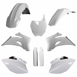 Kit cu materiale plastice POLISPORT Full Plastic Kit Yamaha YZ 250F (2006-07) White