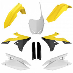 Kit cu materiale plastice  POLISPORT Full Plastic Kit Suzuki RMZ 250 (2019-25) ОЕМ