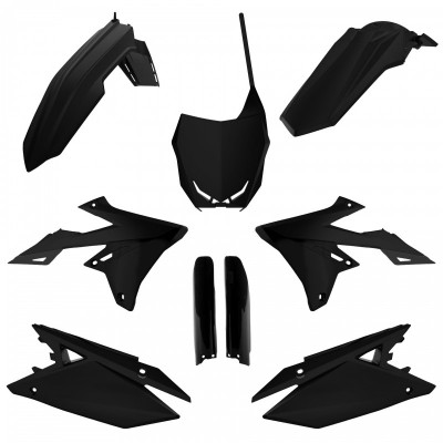 Kit cu materiale plastice  POLISPORT Full Plastic Kit Suzuki RMZ 250 (2019-25) Black