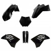 Kit cu materiale plastice  POLISPORT Full Plastic Kit KTM SX/SX-F (2007) Black