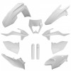 Kit cu materiale plastice POLISPORT Full Kit KTM EXC/EXC-F/XC-W/XC-FW(17-19) White