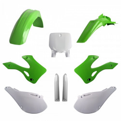 Set de materiale plastice POLISPORT Full Plastic Kit Kawasaki KX 125/250 (1999-02) ОЕМ