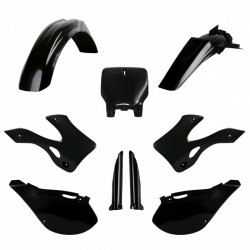 Set de materiale plastice POLISPORT Full Plastic Kit Kawasaki KX 125/250 (1999-02) Black
